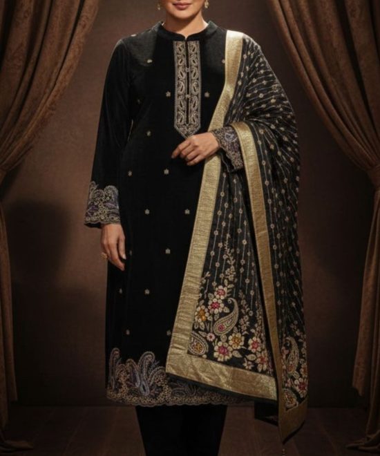 Noor-e-Sham Embroidered Suit Set